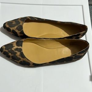 Nine West Leopard Print Flats Size 8.5